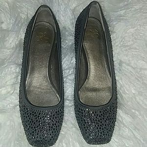 Joan & David crystal embellished shoes